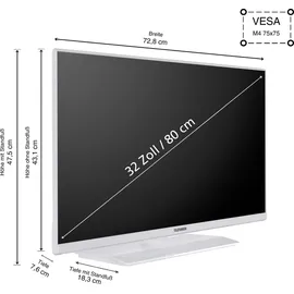 Telefunken XF32VP750M-W 32" LED Full HD Smart TV weiß