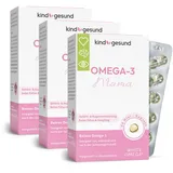 Premium Omega-3 Kapseln – für Mama & Baby – 293 mg DHA und 173 mg EPA – vor, während & nach der Schwangerschaft – sicheres & frisches Omega-3 – einfache Einnahme (270 Kapseln)