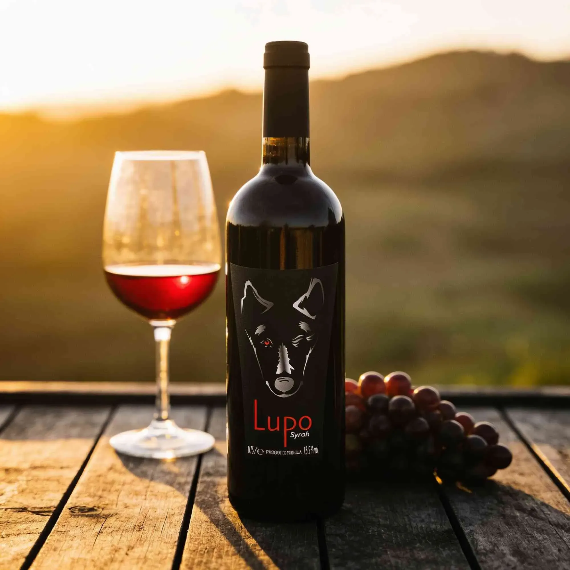 Bosco del Merlo 2022 Paladin Lupo Syrah 2022 Syrah Italien