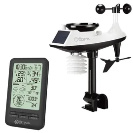 Miraval Profi Funk-Wetterstation Schwarz