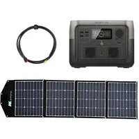 EcoFlow River 2 Max 512Wh Portable Powerstation mit 180W Solarmodul