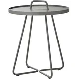 Cane-Line On-the-move small Beistelltisch Century Bistrotisch Ø 44 x 54 cm light grey