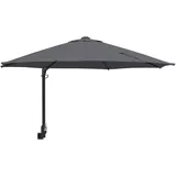 vidaXL Patio-Regenschirm Anthrazit Pulverbeschichteter Stahl, Polyester