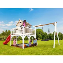 Axi Spielhaus Liam mit Roxy Nestschaukel Braun - Weiß