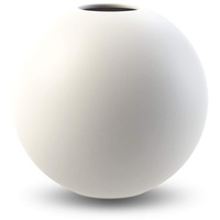 Cooee Design Ball Vase, Keramik, Weiß,10 cm