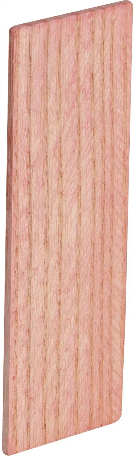 SCH Holzklotz Esche lackiert 80x24x2 rot (100Stk)