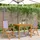 vidaXL Gartenstühle 2 Stk. Blau und Weiß Massivholz Akazie & Stoff