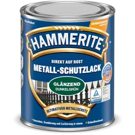 HAMMERITE Metall-Schutzlack 250 ml dunkelgrün glänzend