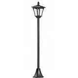 Solar Gartenlaterne Laterne Wegleuchte Mit Led 40 Lumen Schwarz 18 X 18 X 160cm