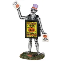 Lemax - Sandwich Board Skeleton