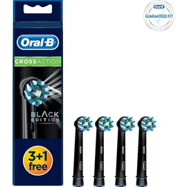 Oral-B CrossAction CleanMaximiser Black Edition Aufsteckbürste schwarz 4 St.