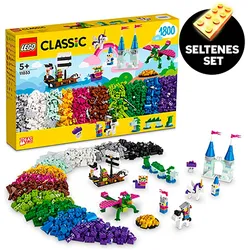 Konstruktionsspielsteine LEGO "Fantasie-Universum Kreativ-Bauset (11033), LEGO Classic", bunt, Spielbausteine, Kinder, Made in Europe