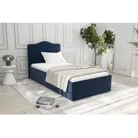 Westfalia Schlafkomfort Polsterbett "Graz", blau (königsblau), L:210cm, Bezug 100%