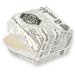 Nette 500 Burgerboxen "spaper" Hamburgerboxen 11,5x11x8cm