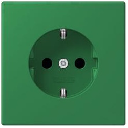 SCHUKO® Steckdose (vert foncé)