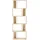 Mobili Rebecca – Rebecca Mobili Bücherregal Regal 5 Fächer Holz, Beige, Mordern 172,5x60x24
