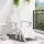 vidaXL Adirondack-Stuhl Gartenstuhl 74 x 82 x 92 cm weiß