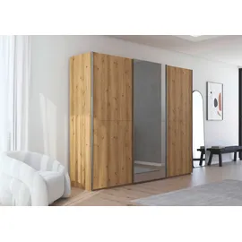 Rauch Schwebetürenschrank SCALE-WOOD 271 x 223 x 68 cm Beige/Braun