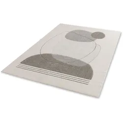 Teppich "Amaze 241", beige (sand), B:80cm H:17mm L:150cm, Kunstfaser, SCHÖNER WOHNEN-KOLLEKTION, Teppiche, weicher moderner Kurzflor, Wohnzimmer, Schöner Wohne Kollektion