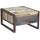 MASSIVMOEBEL24.DE Couchtisch Mango Beige 60 x 60 x 40 cm