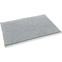 Badematte CHENILLE silber - silber
