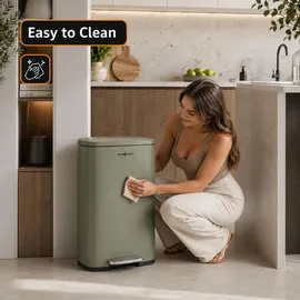 MAXCRAFT Treteimer 50 l Grün