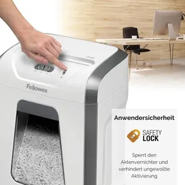 Fellowes FS-12C Aktenvernichter für sicheres Schreddern von Dokumenten