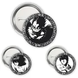 ABYstyle DEATH NOTE - Badge Pack - Light, L & Ryuk