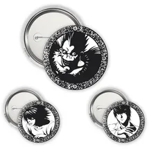 ABYstyle DEATH NOTE - Badge Pack - Light, L & Ryuk