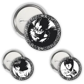 ABYstyle DEATH NOTE - Badge Pack - Light, L & Ryuk