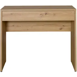 Schreibtisch COMPOSAD "Espressso,Konsolentisch, Schreibtisch, Konsolenschreibtisch", braun (eiche honig, eiche honig, eiche honig), B:100cm H:81,5cm T:40,5cm, Tische, mit 1 Schublade