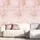 Queence Vinyltapete Marmor-Rosa 90x300 cm 0,9 kg Rosa 34193