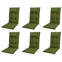 Doppler Hochlehner Auflage 8 x 48 x 8 cm grün 6 St.