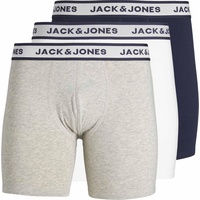 Jack & Jones, Herren, Unterhosen, 3er-Pack Boxershorts, Grau, (XXL, 3er Pack)