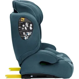 KIKKABOO Kindersitz I-Bronn i-Size (76-150cm) Isofix, Top Tether, Kissen, Gurt grün