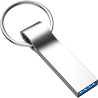 Gontence Usb Stick 3.0 64GB Große Metall Tragbar USB Flash Drive USB-Stick Mini-USB-Stick (USB 3.0,mit Schlüsselanhänger Memory Stick)