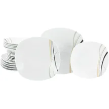 CreaTable Square City Line Tafelservice 18-tlg. weiß