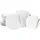 CreaTable Square City Line Tafelservice 18-tlg. weiß
