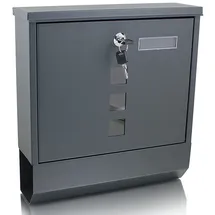 BITUXX MS-16023 Dunkelgrau inkl. Zeitungsfach