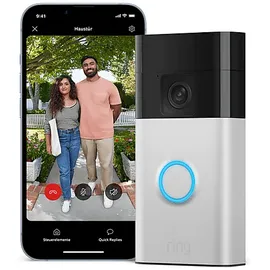 Ring Video Doorbell Akku Nickel Matt