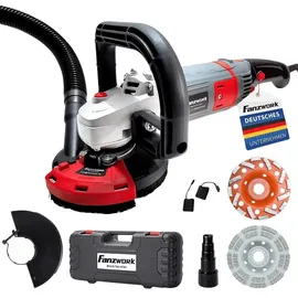 FANZTOOL Betonschleifer Betonfräse Set 125 mm