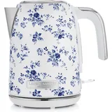 VQ Laura Ashley China Rose Kabelloser Elektrischer Wasserkocher von VQ. Edelstahl-Wasserkocher 1.7 Litern, Energieeffiziente 2,2 kW Schnellkochtechnologie mit Überhitzungsschutz