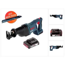 Bosch GSA 18 V-LI ohne Akku + 1 x 2,0 Ah