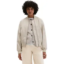 Marc O'Polo Outdoorjacke MARC O'POLO "aus recyceltem Shiny-Polyester-Twill", Damen, Gr. 44, beige (linen beige), Obermaterial: 100% Polyester, unifarben, regular fit, Rippbündchen, Jacken Outdoorjacke