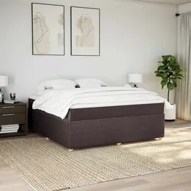 vidaXL Boxspringbett 180 x 200 cm Dunkelbraun