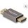 DeLock HDMI Adapter 1x HDMI-Stecker 1x HDMI-Stecker 2,94 m Grau