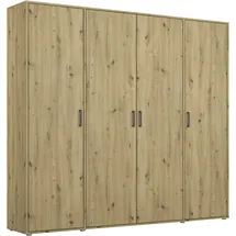 Rauch Kleiderschrank RAUCH "VOYAGER Otto ́s Choice Garderobe Wäscheschrank TOPSELLER Schlafzimmer", braun (eiche artisan), B:187cm H:194cm T:53cm, Holzwerkstoff, Schränke, Kleiderschrank, Schrank mit modernen Griffen in viel Stauraum MADE IN GERMANY