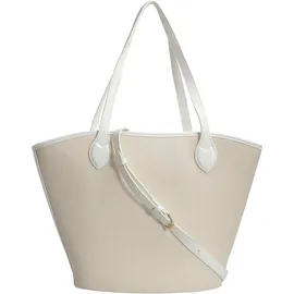 Valentino Covent Shopper Naturale/Bianco
