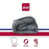 les tendances Abeil, Couette Bicolore – Weiß und Grau - Grau