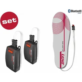 Lenz Set Heat Sole 1.0 + Lithium Pack Insole RCB 1200 (36-48) grau/rot zuschneidbar